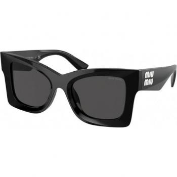 Miu Miu MU 08WS 1AB5S0 Occhiali da sole Plastica Nero Grigio a Farfalla