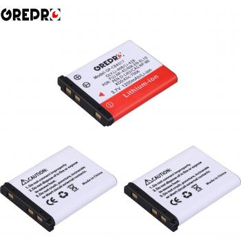 Li-40B Li-42B EN-EL10 Batterien + Ladegerät für Olympus und Nikon Kameraausrüstung