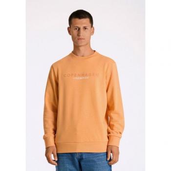Sweatshirt „Lindbergh“ für Herren – M, Peachy Orange