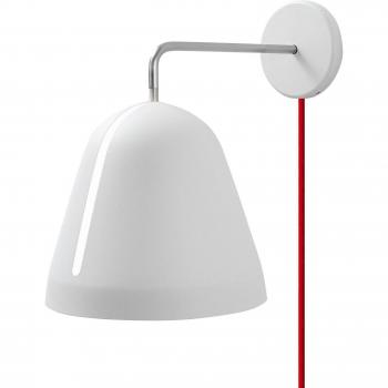 Nyta Tilt Wall Light con Cavo Rosso