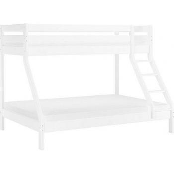Lit superposé ERST-HOLZ en pin blanc 140x200 et 90x200