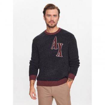 Sweater Armani Exchange Blu Scuro Regular Fit