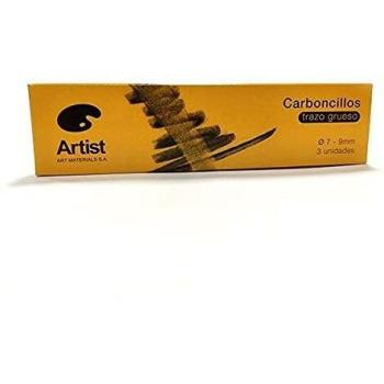 3-Pack Thick Artist Charcoal Pencils 7-9 mm