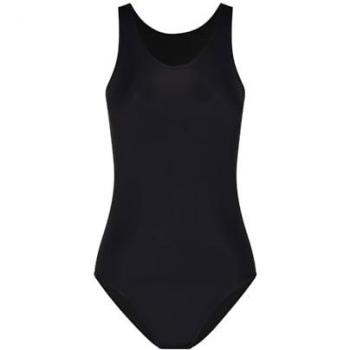 Modibodi 14‑Year‑Old Girl’s Period Swimwear – Racerback, Light Black
