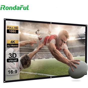 3D 4K Indoor Projector Wall Curtain