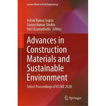 Advances in Construction Materials and Sustainable Environment