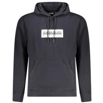 Napapijri Box Logo Hoodie Schwarz Herren M