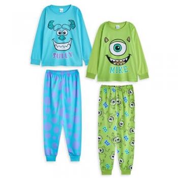 Unisex Vanillablues: Disney Monsters Inc. Pyjama-Set (2 Stück)