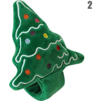 Cute Holiday Plush Slap Bracelets