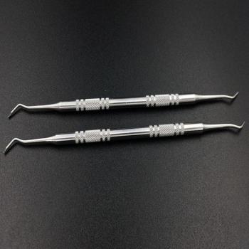 Cuillère d’acier inoxydable pour art des ongles NT17
