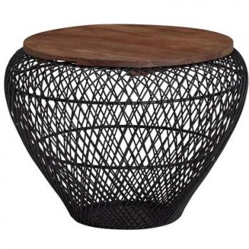 Couchtisch schwarz B/H/T: ca. 60x45x60 cm