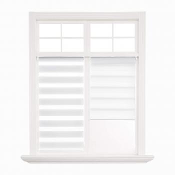 Tenda interna a rullo doppia funzione Deconovo 65x150 cm bianco