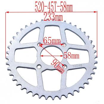 520 Chain Sprocket 49T for ATV, Quad, Dirt Bike, Motorcycle, Moped