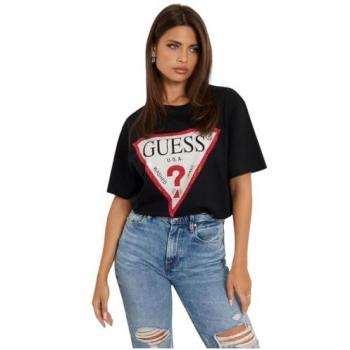 Guess Women's XS Black Cotton T-Shirt