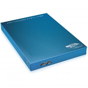 IcyBox 187 External SATA Enclosure – Blue