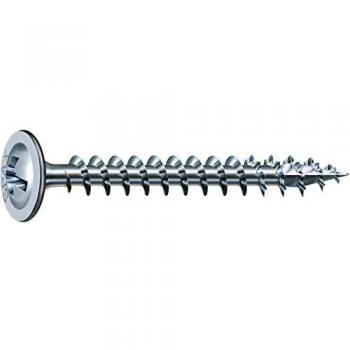 SPAX Rückwandschraube St Znblk Vollgewinde Pzd 2, 4,5 x25 mm – Wirox‑Verzinkung in Packung von 2000 Stück