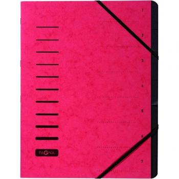 Distributeur d'élastiques cartonné rouge PAGNA, 7 zones