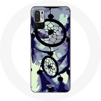Funda Chic “Atrapa Rêve” en Violeta, Gris y Negro para Xiaomi Redmi Note 10T 5G