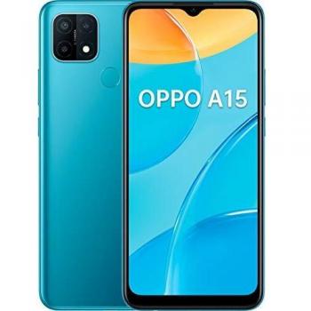 SMARTPHONE OPPO A15 5989264 BLUE 6,52 DUALSIM OC 2.3GHZ 3GB 32GB 13+2+2+5MPX FP ANDROID 10