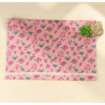 Carpeta de Oficina Retro con Estampado Floral