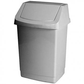 White 9‑Litre Click‑It Recycling Bin – 22.9 × 18.9 × 38.1 cm