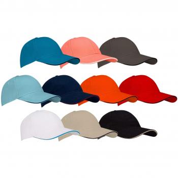 23CB Newport Cap, White with Aqua Accents – Men's One Size