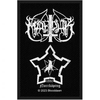 Marduk Norrkoping Woven Patch One Size Zwart/Wit