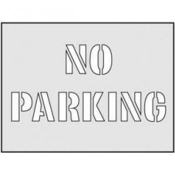 J.R. Smith & Sons No Parking Temporary Signage Stencil (300mm x 400mm)