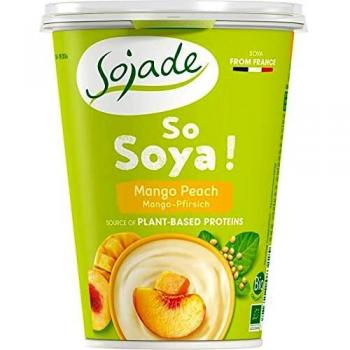 Sojade Yogur Soja Melocotón Mango Bio 400G