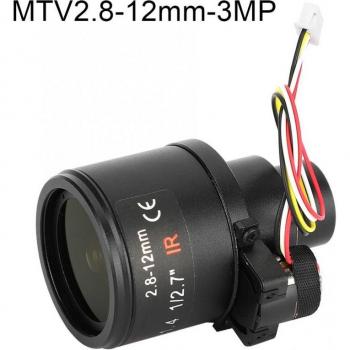 Zoom Motorizado 7 2.8‑12 mm 1/2” con Motor de Precisión – Montaje 3MP CCTV