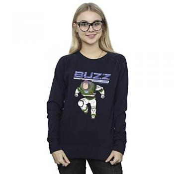 Lightyear Buzz Jump To Action Sweatshirt, Women's Navy, M