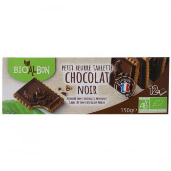 BIO + 3 x Galletas con Barrita de Chocolate Negro 150 g