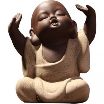 Buddha Monk Sand Tea Pet for Kung Fu Tea