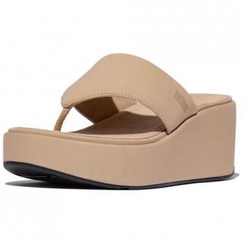 Sandales FitFlop Crème à Talon Wedge
