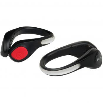 Red Aura High-Visibility LED Heel Clip Duo – Unisex