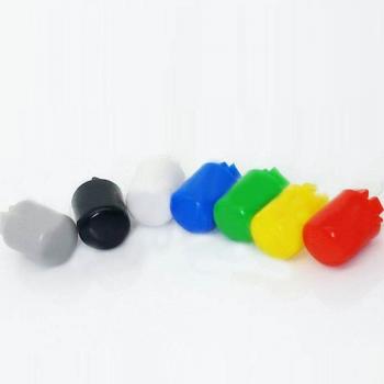 Round Button Cap for Tactile Switches, 100pcs, 9x12.8mm