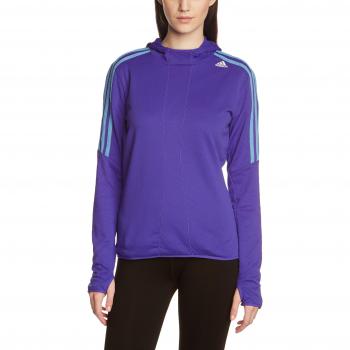 Adidas Damen Hoodie S15 Night Flash – Kapuzenpullover, Lucky Blue, 38