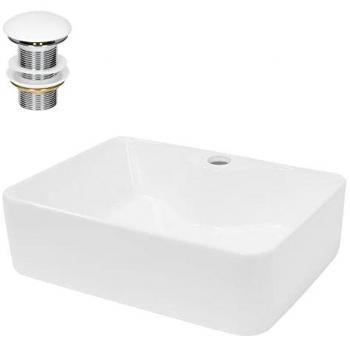 Fregadero de Aseo Cascada Cerámico 480 × 380 mm – Lavabo Sobremesa