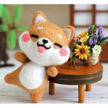 DIY Akita Dog Needlepoint Kit