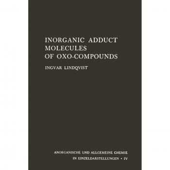 Lindqvist, Ingvar: Inorganic Adduct Molecules of Oxo-Compounds