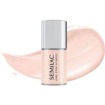Semilac 3‑in‑1 Perfect Manicure Gel – Naked Peach Glitter (S258, 5 ml)