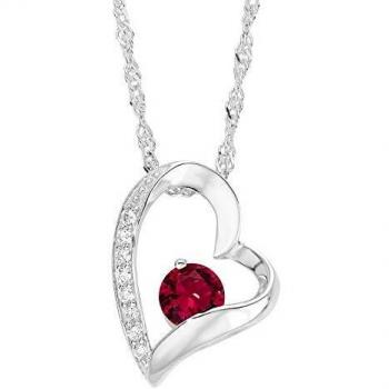 Collar de plata 925 con circonitas para dama