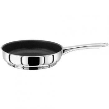 Stellar S119 Non-Stick Frypan, Silver Finish, 24 cm