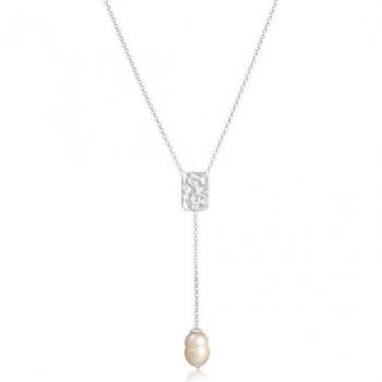 Elli Y‑Kette Barock Perlen – Organic – 1 ct – 925 Silber