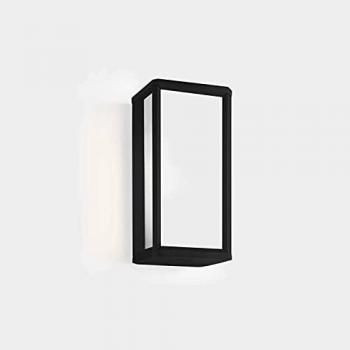 Skat Outdoor LED Wall Lantern, Polycarbonate & Aluminum, IP65, 9W, 2700K, 20cm