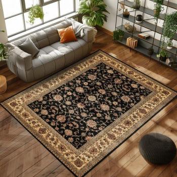Tapis Marrakesh 0210 noir 12 mm de hauteur