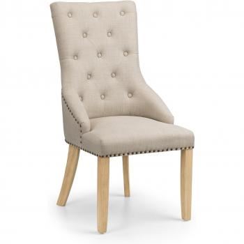 Loire Set of 2 Button Back Dining Chairs