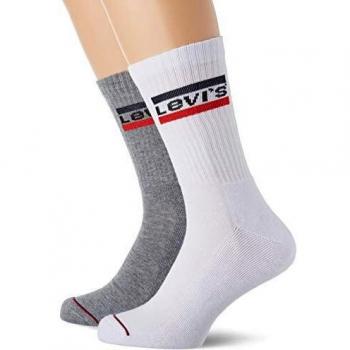 Chaussettes sportswear Levi's 120SF Taille 035 pour hommes, en lot de deux