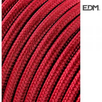 Cordon Tubulaire 2x0,75mm C08 Bordeaux 5mt