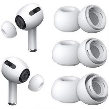 Replacement Ear Tips for Airpods Pro with Noise Reduction Hole, Silicone Ear Tips with Portable Storage Box